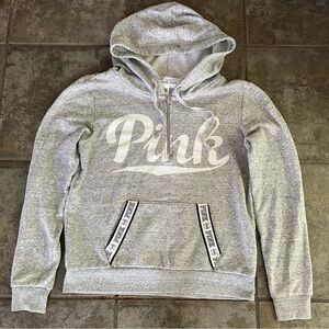 PINK Victoria’s Secret Gray Hoodie . Size M . Stylish